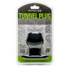 Perfect Fit Ass Tunnel Plug Silicone Noir Large 7.6 x 6.2 cm